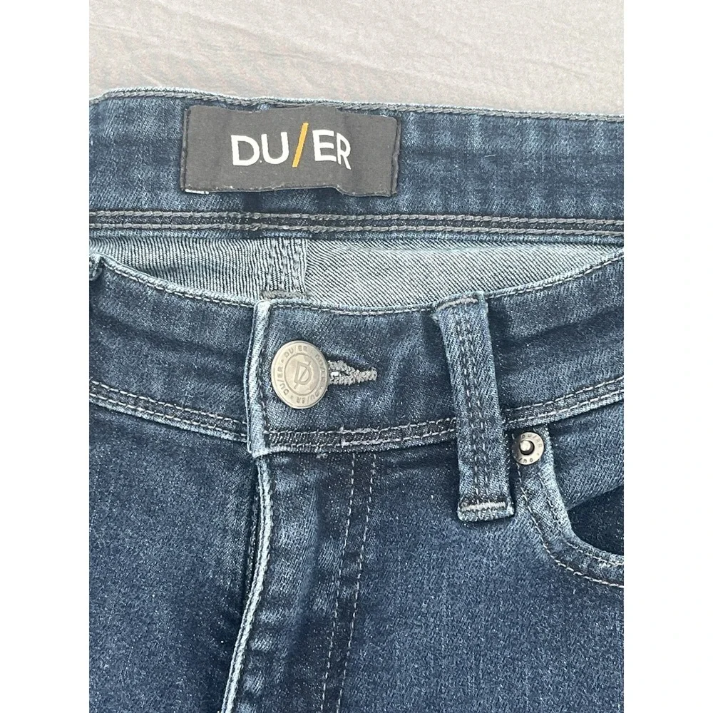 DUER LX2 Performance Denim Slim Fit Jeans Mens 31x32 Fits 31x31 Stretch Commuter